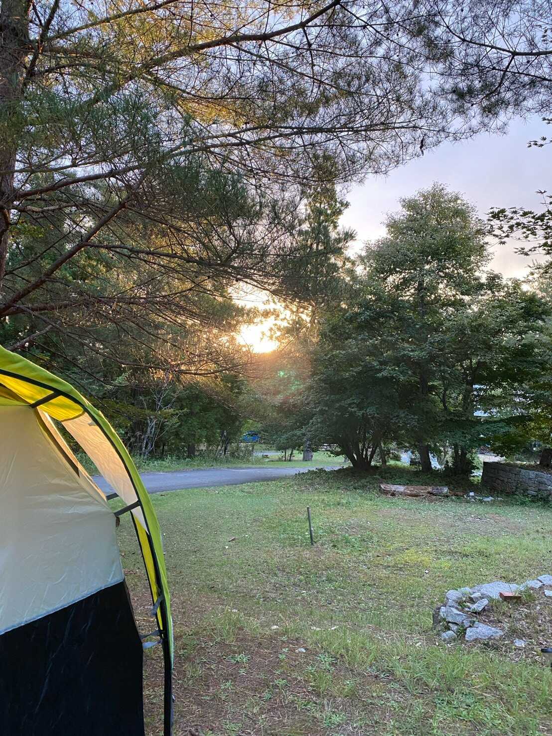 6時過ぎ、晴天