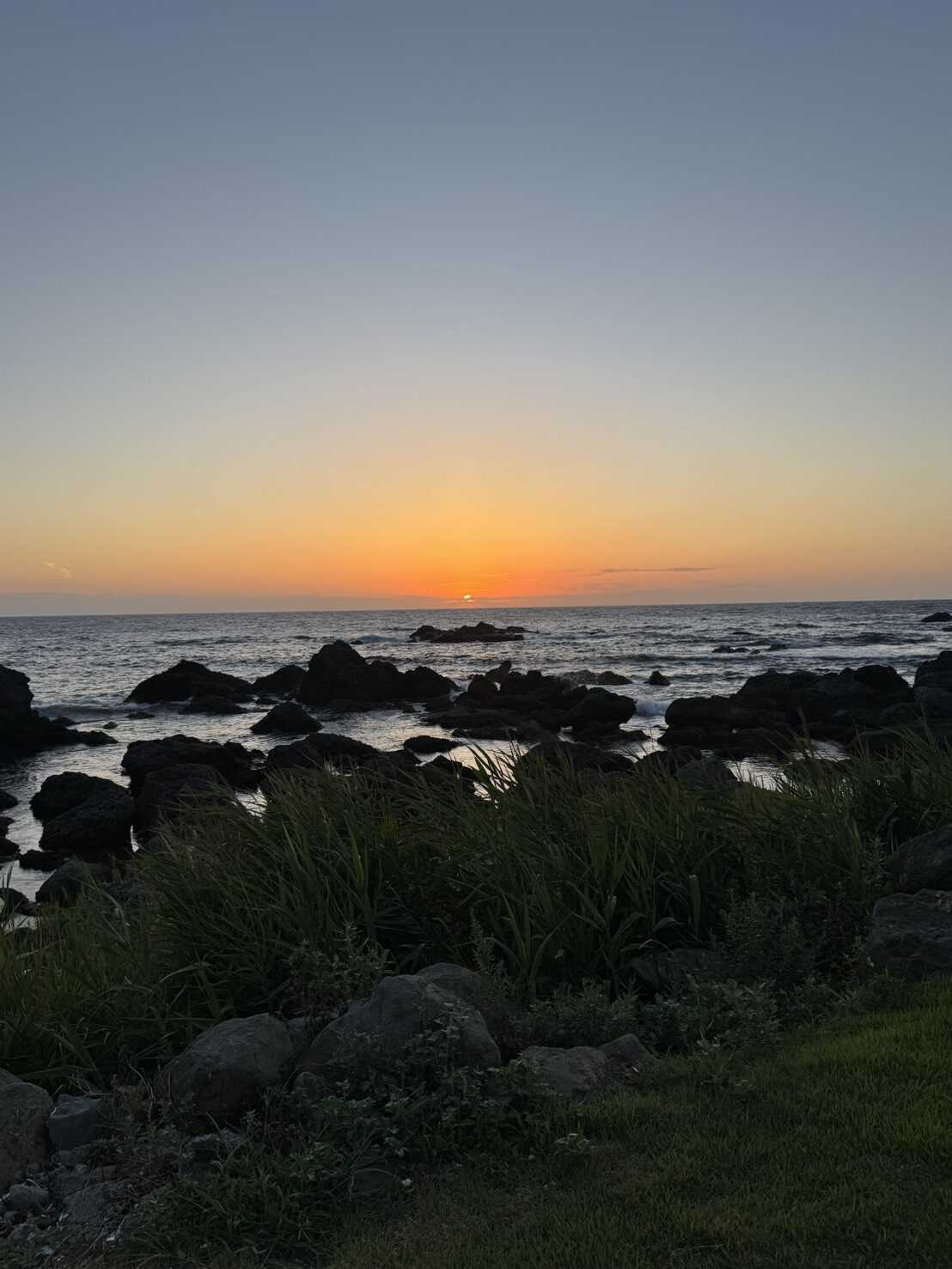 夕日