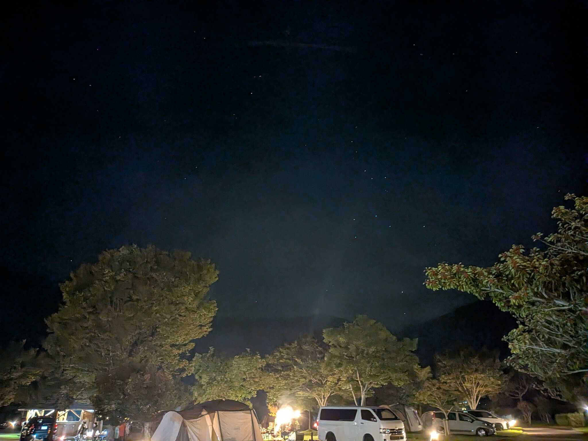 久々の星空に感銘!