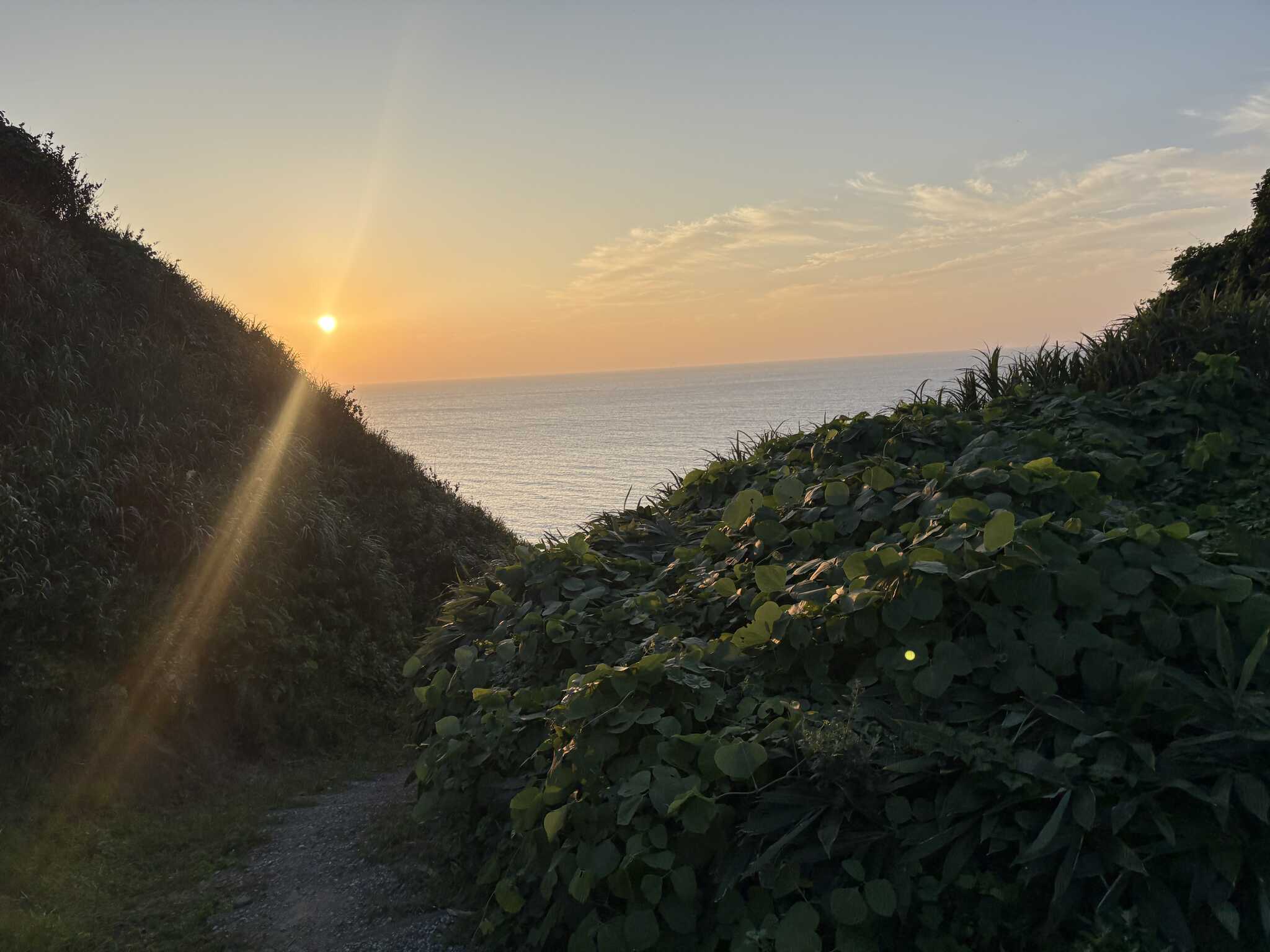 近くから見える海の景色