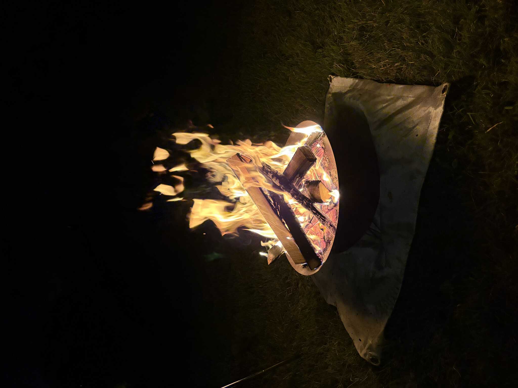 焚火台も火がつけやすく楽しめました。