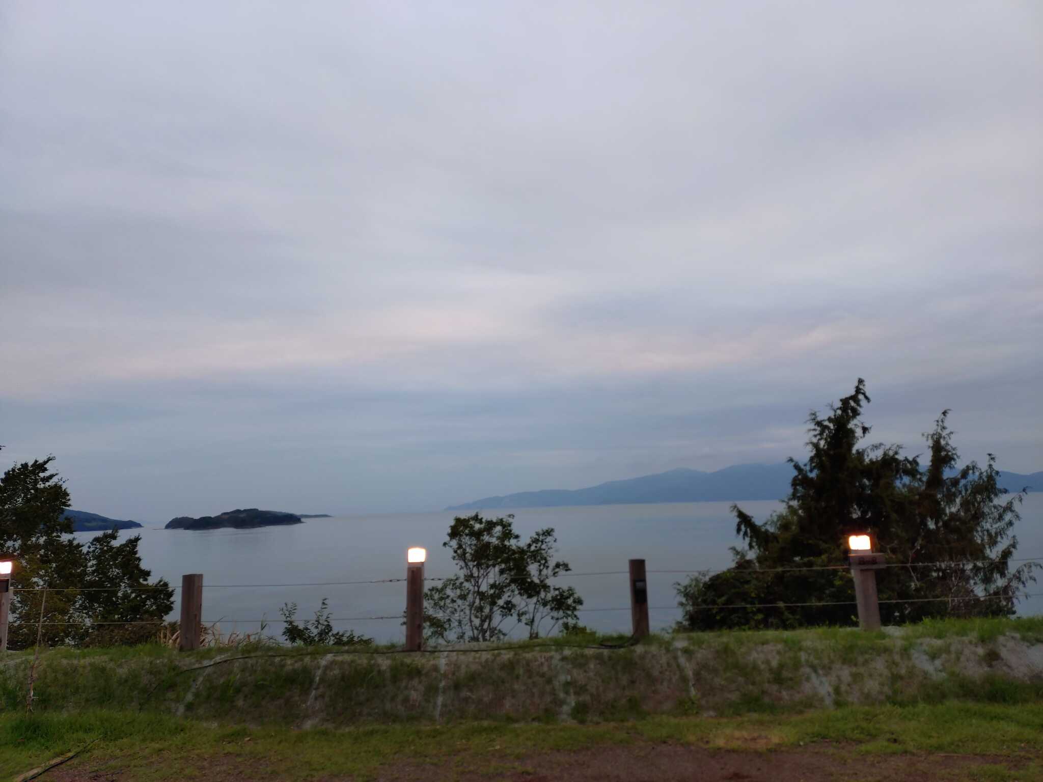 サイトから見える海の景色