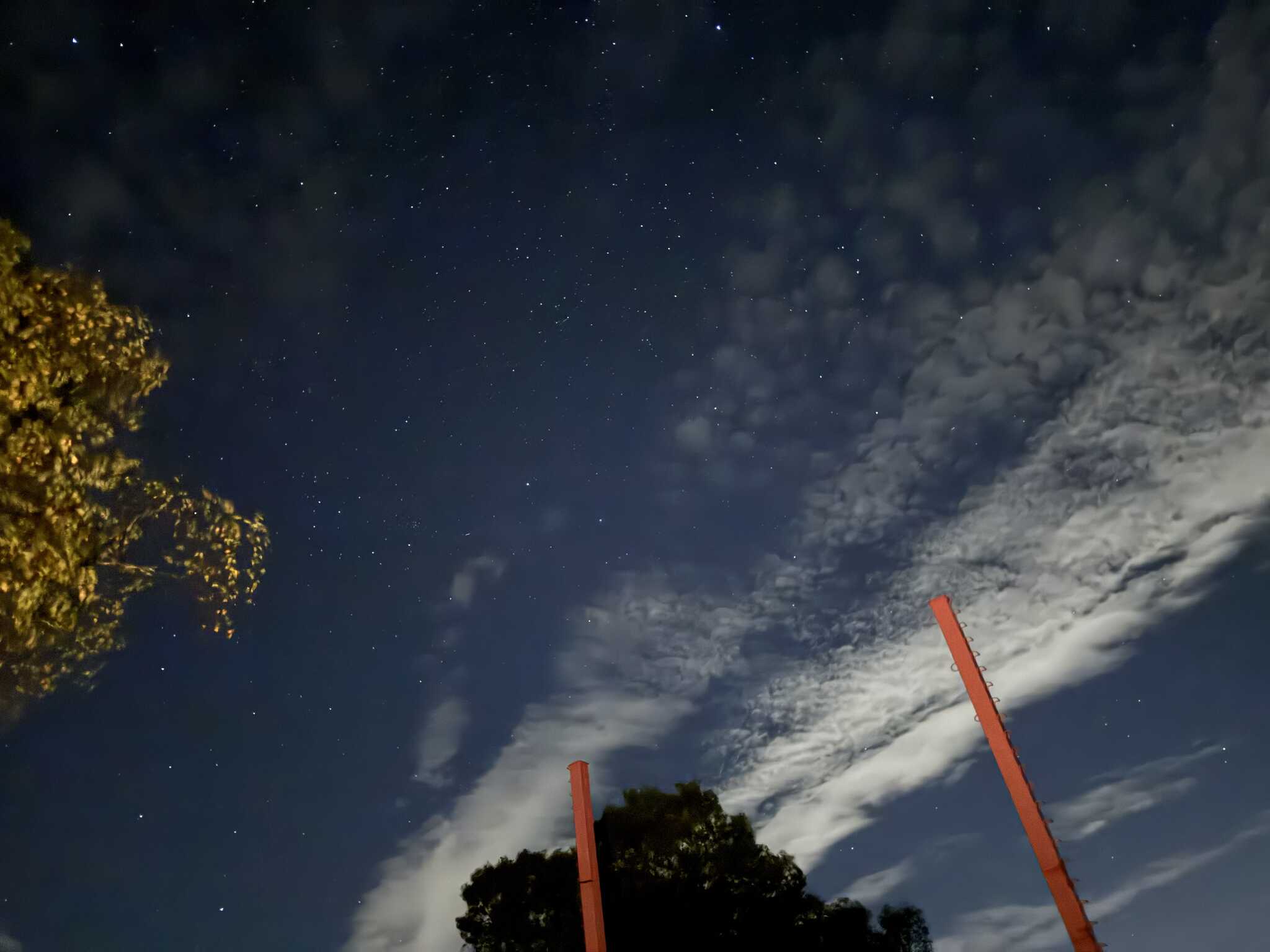 星空がめちゃくちゃ綺麗でずっと眺めてた。