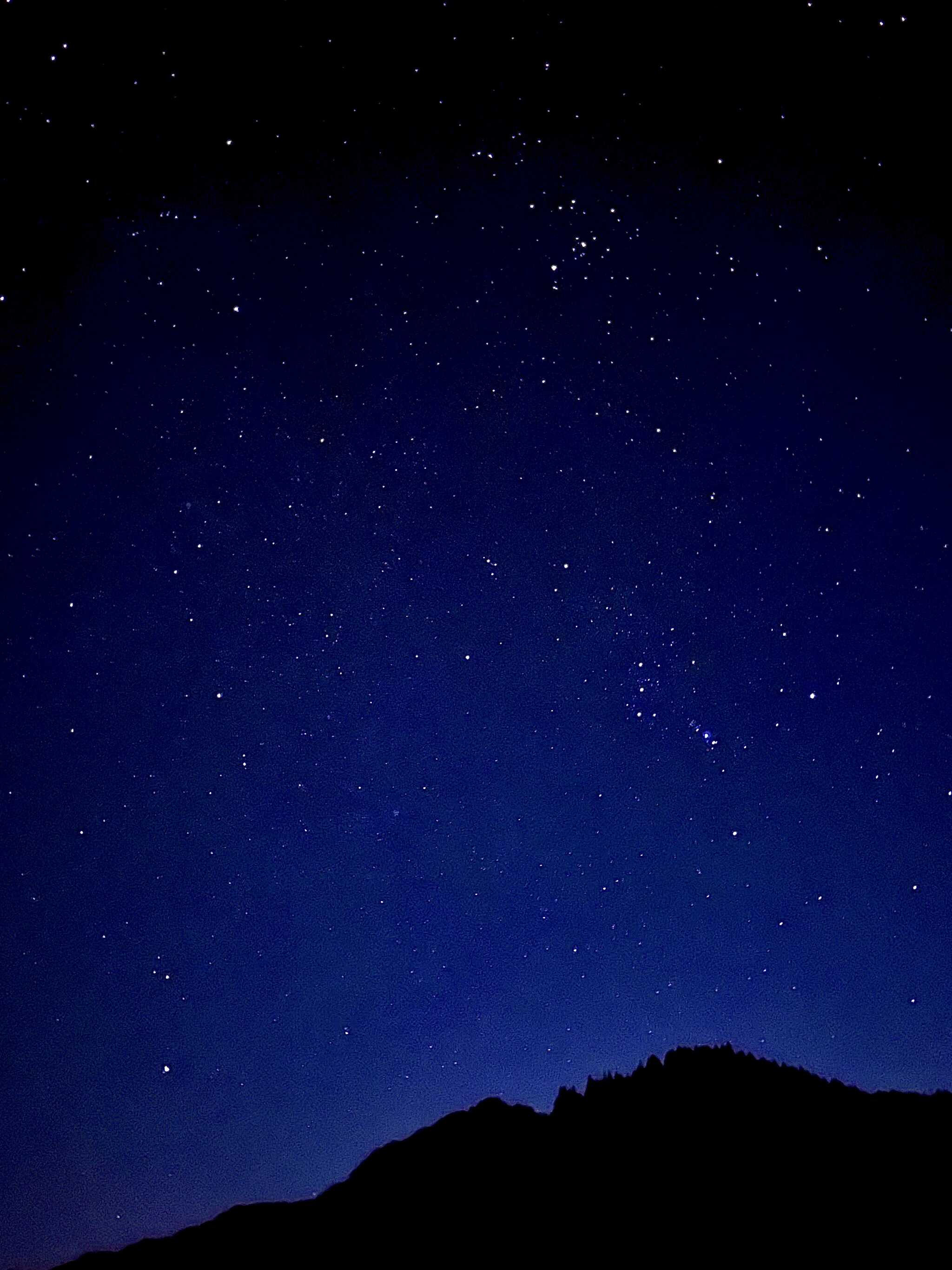 夜空が綺麗すぎ