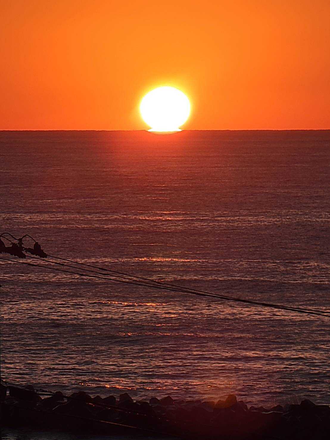 最高の夕日