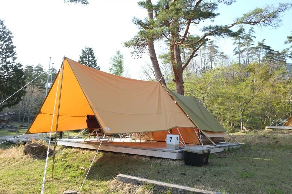 【（Ｃキャンプ場）A型テントグランピングスタイル】食事付き　（夕・朝） 画像