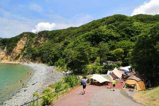 キャンプ黄金崎