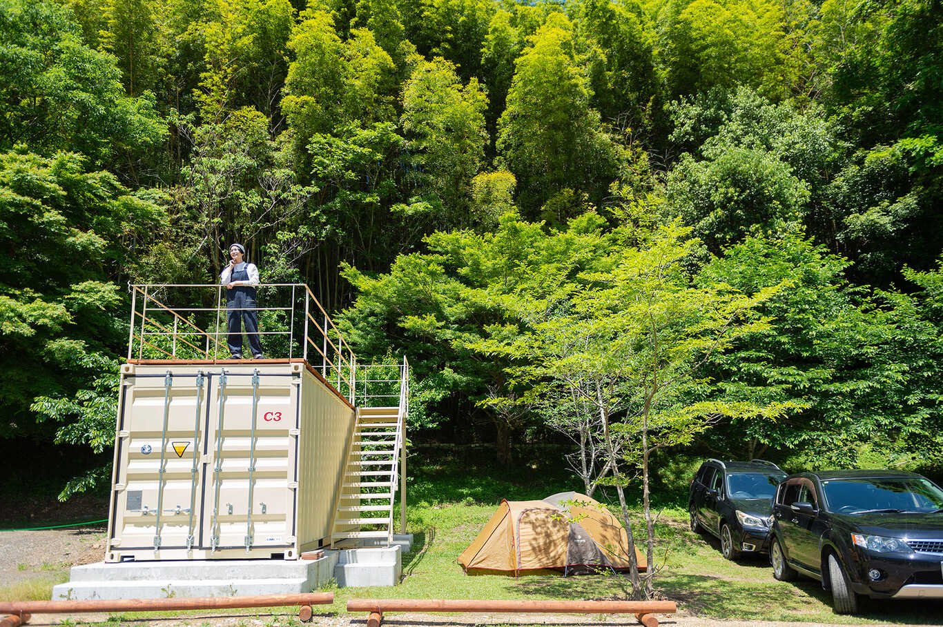びく石山 静かな夜のキャンプ場 photo 3